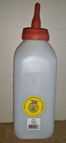 2 Quart Calf Nursing Bottle Bottle FFA Seal Little Giant New! Great Halloween