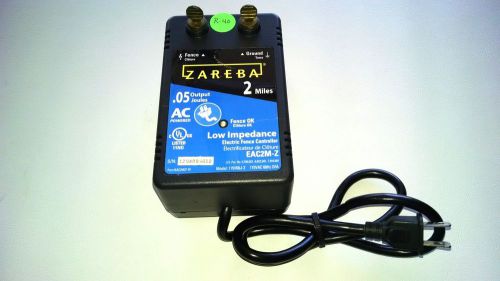 Zareba 2 Mile Low Impedance Electric Fence Charger EAC2M-Z 115V06J-2 (Item R-40)