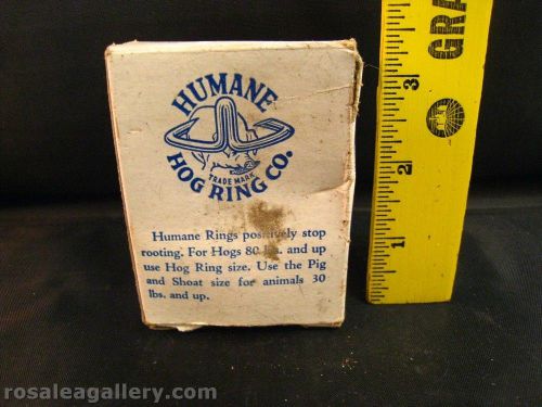 Vintage Box of Humane Hog Rings-Humane Hog Ring Co-Damaged
