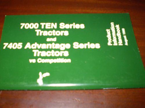 John Deere 7000 Ten Series 7405 Advantage Series Tractor Product Info Handbook