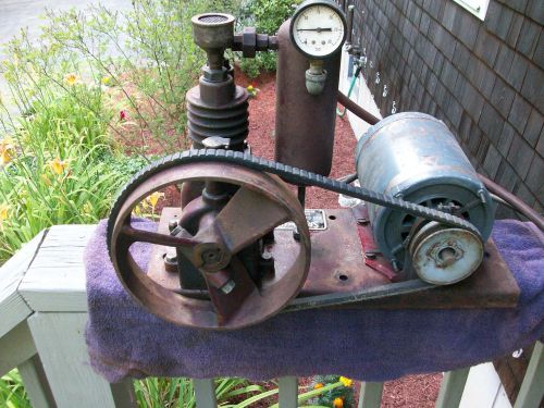 vintage air compressor Saylor-beall Detroit Mich. model 116 kc pat. 1933
