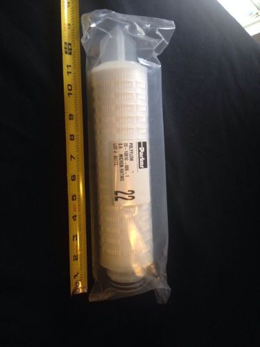 New parker 22-10810-006-1 polyflow cartridge filter element 0.6 micron lot a0173 for sale