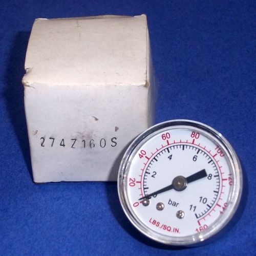 Watts regulator 160 psi 11 bar 1-1/2 in. dial pressure gauge 274z160s *new* for sale