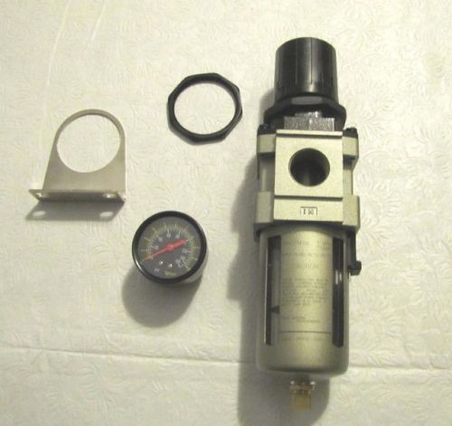 NEW 1/2&#034; Air Compressor Compressed Air Filter/ Pressure Regulator combo W/gauge