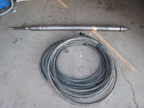 Grundomat 4&#034; pneumatic underground boring / piercing mole missile w/ 100&#039; hose for sale