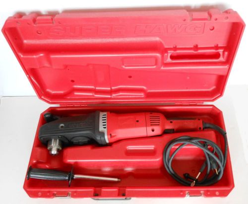 Milwaukee Super Hawg 1680-20 1/2&#034; Two Speed Heavy Duty Right Angle Drill EXC