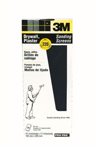 New 3M 99436 Drywall Sanding Screens Pro-Pak, 220-Grit, 10-Pack