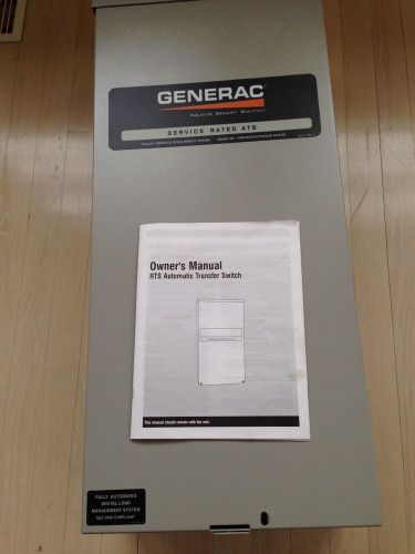 Generac 200 Amp Automatic Transfer Switch with AC Shedding RTSD200A3 NEW