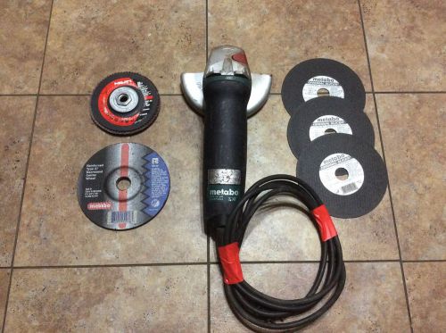 Metabo WEP14-150 Quick 9,000 RPM 12.2 AMP with Deadman 6-Inch Non-Locking Paddle
