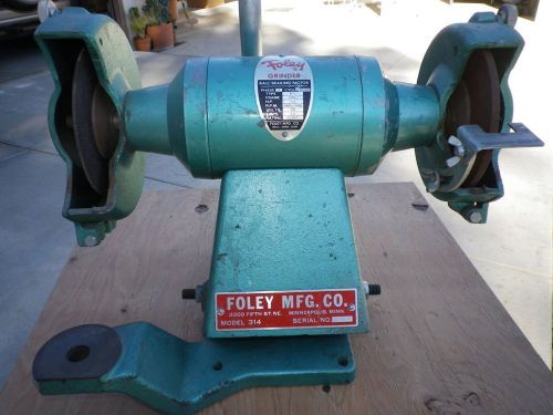 Foley Model 314 6&#034; Saw Sharpening Bench Grinder with Tilt Base