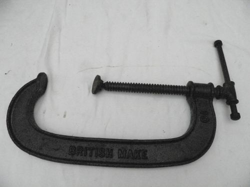 Vintage 10&#034; Record  G  Clamp  British  Made
