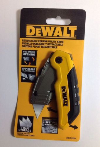 DeWalt  DWHT10035 Folding Retractable Utility Knife