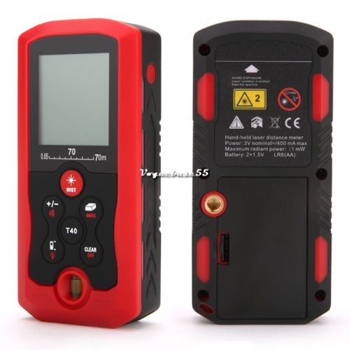 New 70m/229ft mini lcd laser meter pointer distance measurer range finder ve4a for sale