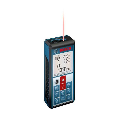 Bosch GLM 100 C Bluetooth Enabled 330 ft. Li-Ion Laser Distance &amp; Angle Measure
