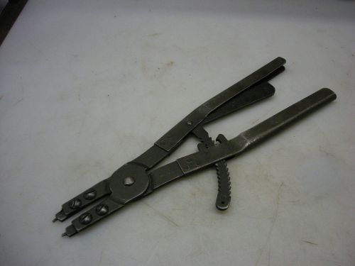 Snap On PR7 Straight Snap Ring Pliers 3/8&#034; to 3-1/8&#034; Opening .12&#034; Pins
