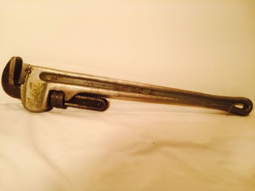 Rigid 24&#034; aluminum pipe wrench for sale
