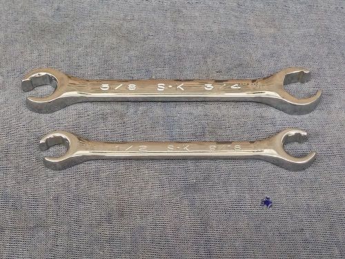 S-k tools 2pc sae flare nut wrenchs f1618 f2024 for sale