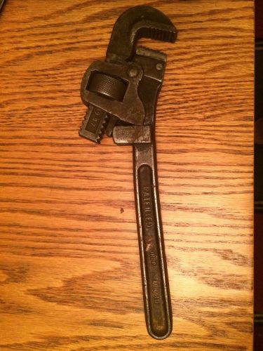 TRIMO Monkey Pipe Wrench 10&#034; Tool Trimont Roxbury Mass USA Vintage Adjustable