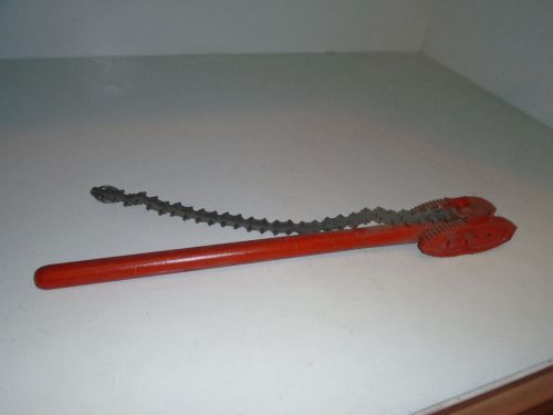 SUPER-EGO NO. 103 4 INCH 115 MM TONGUE CHAIN WRENCH USED AS IS