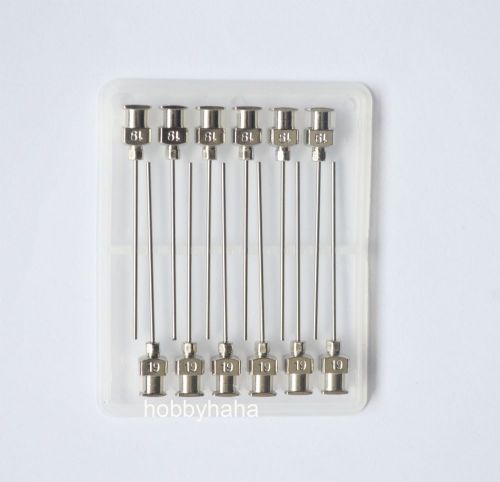 24pcs 1.5&#034;  19ga  blunt stainless steel dispensing syringe needle tips for sale
