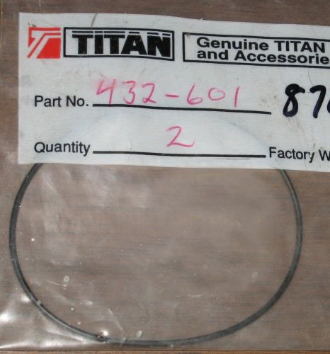 Titan o-ring 432-601 432601 for hydraulic system on speeflo hydra pro iv for sale