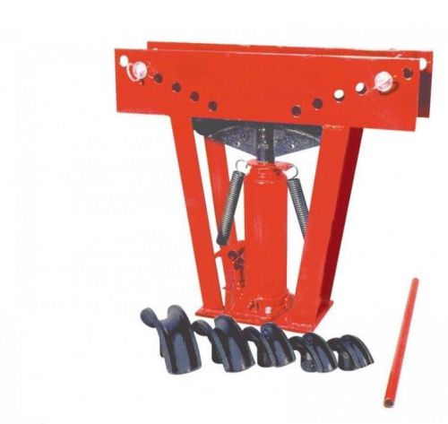 12 ton hydraulic manual pipe bender 6 dies tubing bending aluminum steel tool for sale