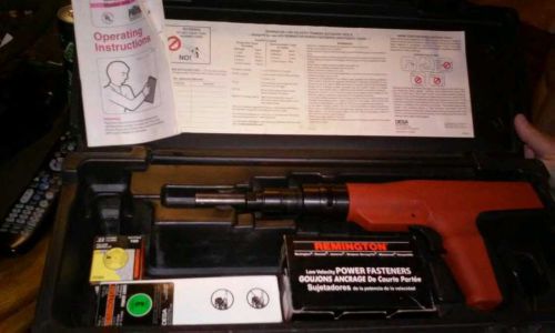 Remington Tools Powder Actuated Nailer 496 - Nail Gun - W/ Instructions