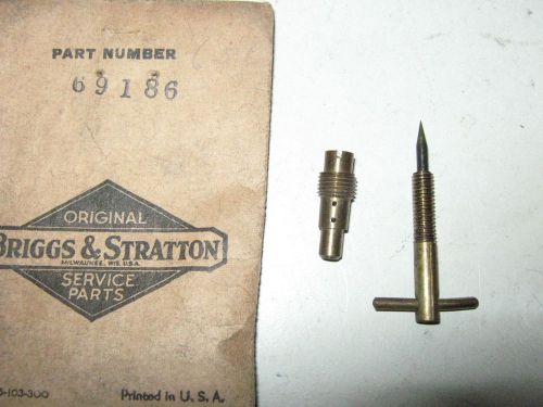 Genuine briggs &amp; stratton gas engine main needle &amp; seat tillotson ms5a fi 69186 for sale