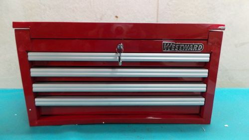 Westward 4 drawer 2839 cu in 320 lbs cap steel top chest for sale