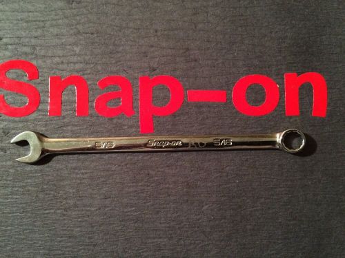 Snap-On Tools 5/16&#034; Combination Open End/12 PT Box End Wrench - OEX10B #681