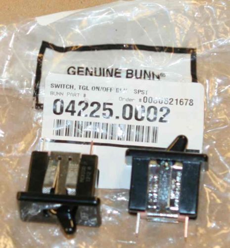 2 Bunn VPR, VPS coffee brewer Off On switches for 1 price. manuf. P# 04225.0002