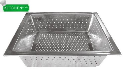 Stainless steel floor sink basket 10&#034; x 10&#034; x 3&#034; for sale