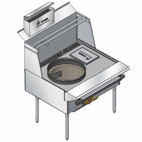 New commercial chinese stainless steel wok range one burner stoves cr-101 for sale