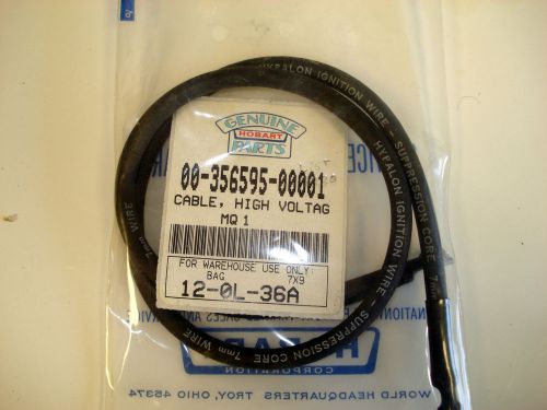 Hobart High voltage cable, part # 00-356595-00001, 356595-1 NOS