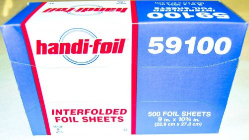 9&#034;x10.75&#034; Aluminum Foil Pop-Up Sheets 500 Pack