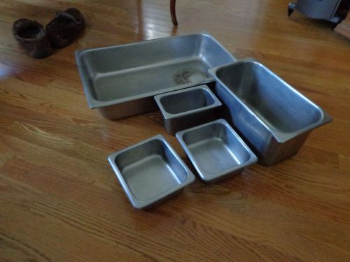 LOT OF COMMERCIAL SALAD BAR OR YOGURT BAR AND CONDIMENT PANS AND TRAYS