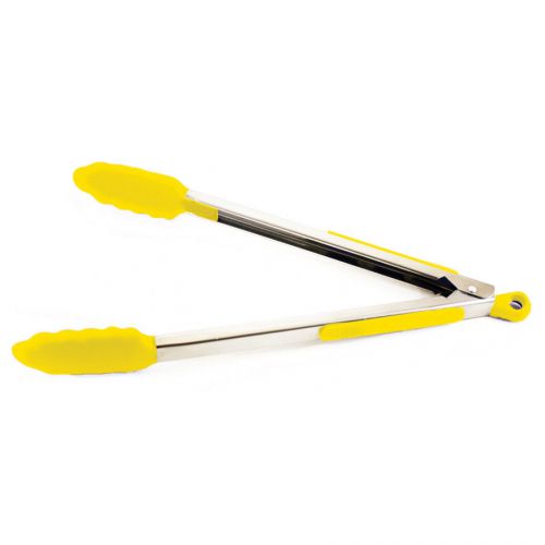 The Zeroll Co. Ussentials Stainless Steel Locking Tong Lemon Yellow