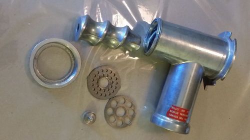 Meat grinder head w/ 2 grinder plates/ pusher  free shipping for sale
