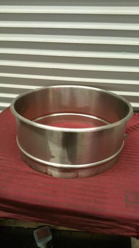 60 Qt Mixer Bowl Extension Stainless Steel #2198 Quart Commercial NSF Ring Shiel