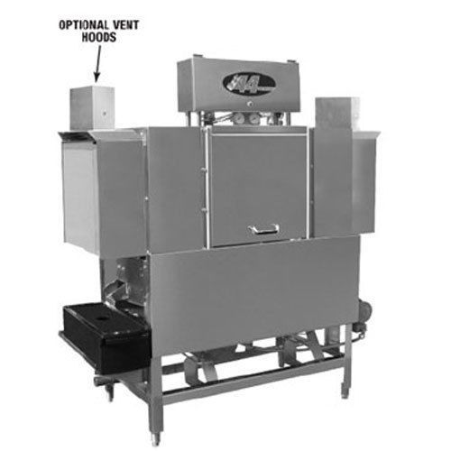 CMA EST-44H/R-L Dishwasher, Conveyor Type, 243 Racks Per Hour, Low Water High Te