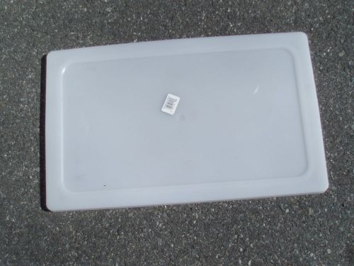 Lot of 8 vollrath full size (21x12-7/8) polyethylene low density pan lid #52430 for sale