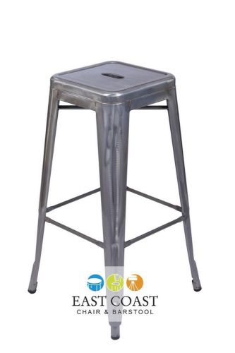 New viktor tolix-style steel backless bar stool for sale