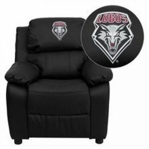 Flash furniture bt-7985-kid-bk-lea-40019-emb-gg new mexico lobos embroidered bla for sale