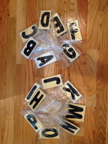 4.5&#034; INCH LETTERS FOR MENUS,  SIDEWALK &amp; SONG BOARDS, Letters, numbers &amp; symbols
