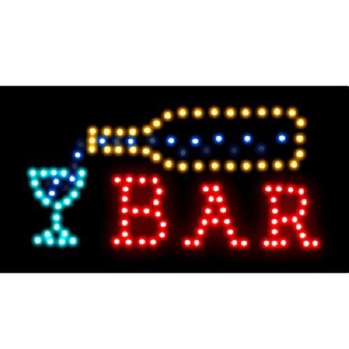 Bar Electronic LED Flashing Sign, Size: 50 x 25 x 3cm