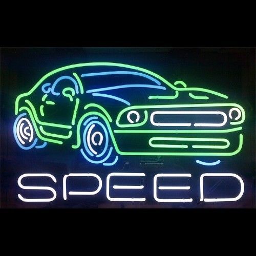 SPEED (68 SHELBY) NEON BAR SIGN