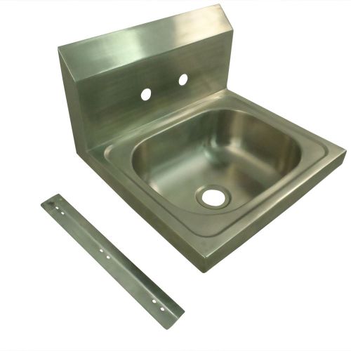 COMMERCIAL KITCHEN SINK HAND WASHING BASIN FOOD GRADE STAINLESS STEEL WALL MOUNT