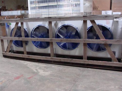 New 84,000 btu electric defrost 4 fan freezer evaporator 460v 404a high profile for sale