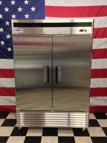 N.american 2 door stainless 49 cubic ft refrigerator double door  cooler for sale