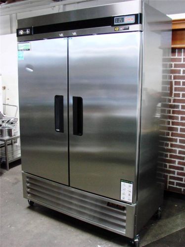 New blue air basf2 two door upright reach in freezer for sale